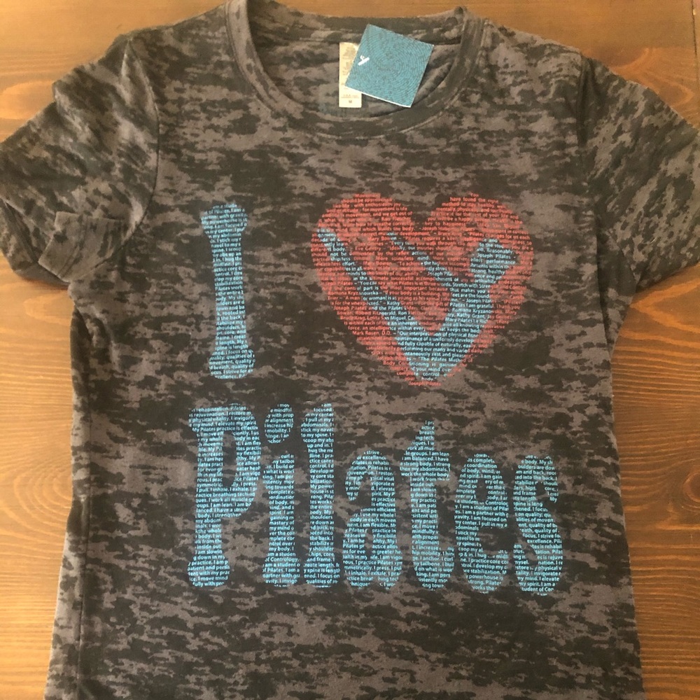 Activewear-Pilates/yoga work out t-shirt